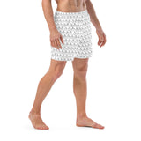 Middle Finger All-Over Print Swim Trunks Middle Finger All-Over Print Swim Trunks