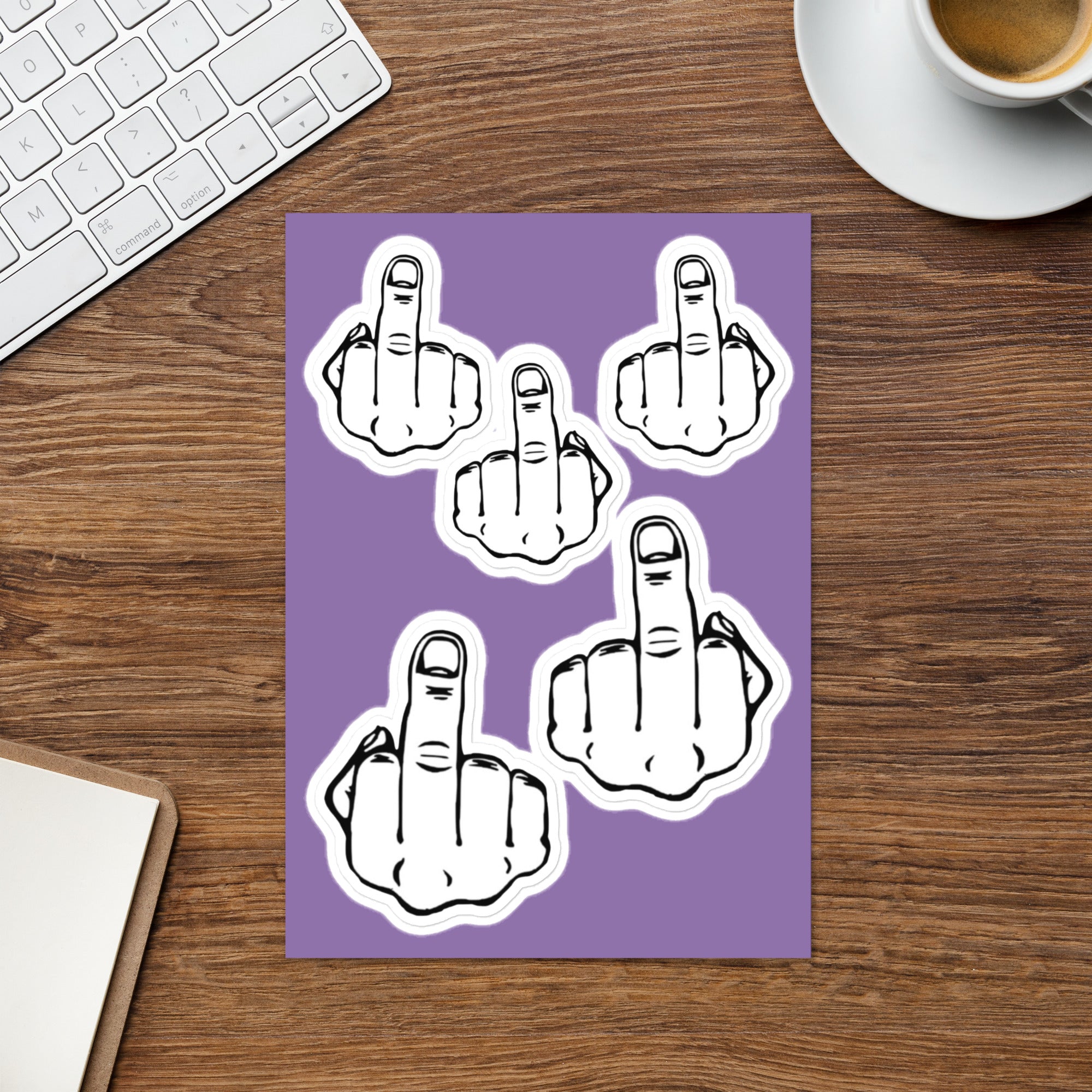 Middle Finger Sticker Sheet Middle Finger Sticker Sheet