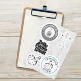 Classic Logos Sticker Sheet 1 Classic Logos Sticker Sheet 1