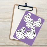 Middle Finger Sticker Sheet Middle Finger Sticker Sheet