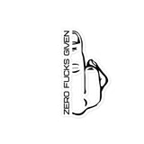 50/50 Middle Finger Sticker 50/50 Middle Finger Sticker