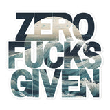 Moon Over Ocean Waves Bubble Free Sticker Moon Over Ocean Waves Bubble Free Sticker