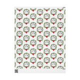Christmas Wreath & Middle Finger Wrapping Paper