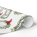 Christmas Wreath & Middle Finger Wrapping Paper