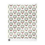 Christmas Wreath & Middle Finger Wrapping Paper