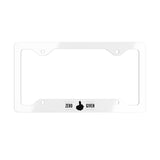 Zero Fucks Given License Plate Frame
