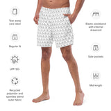 Zero Fucks Given Middle Finger All-Over Print Recycled Swim Trunks