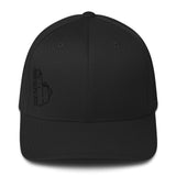 50/50 Middle Finger Logo FlexFit Hat