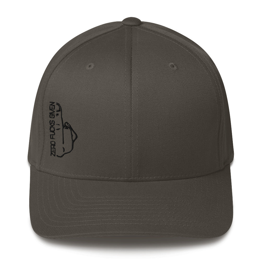 50/50 Middle Finger Logo FlexFit Hat