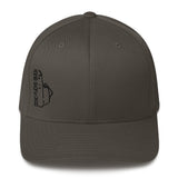 50/50 Middle Finger Logo FlexFit Hat