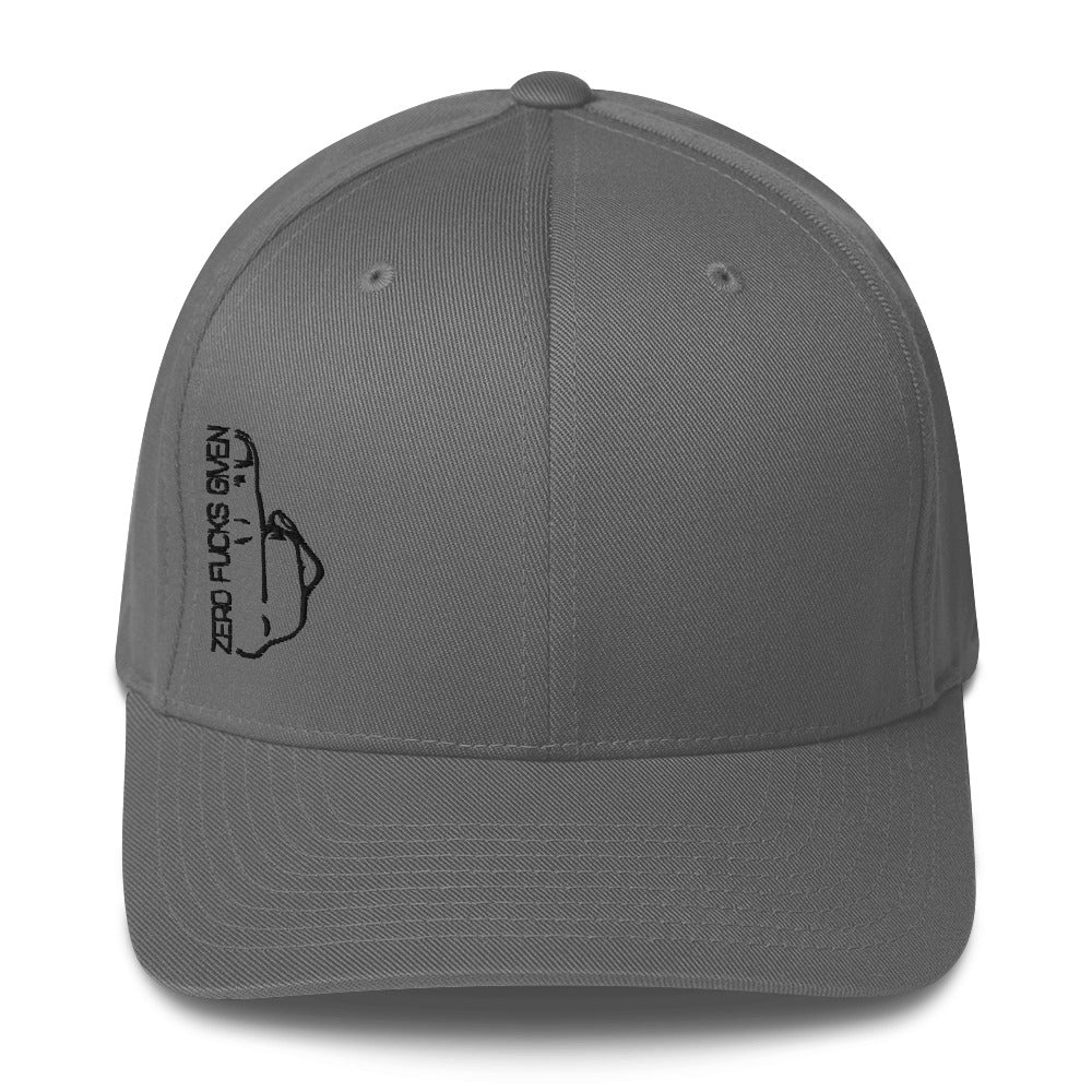 50/50 Middle Finger Logo FlexFit Hat