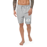 Zero Fucks Given Middle Finger Circle Logo Fleece Shorts