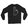 Long-Sleeved Illustrative Middle Finger Shirt