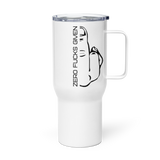 Zero Fucks Given Travel Mug with Handle