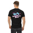 ZFG Blue and Pink Retro Summer T Shirt