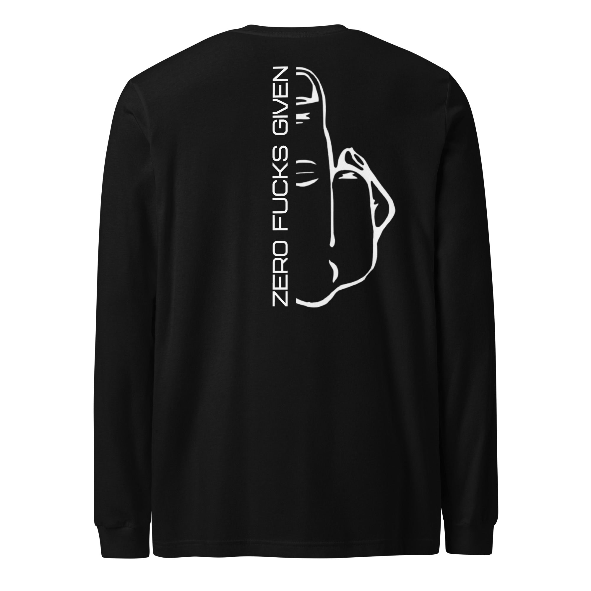 50/50 Middle Finger Long Sleeve Shirt