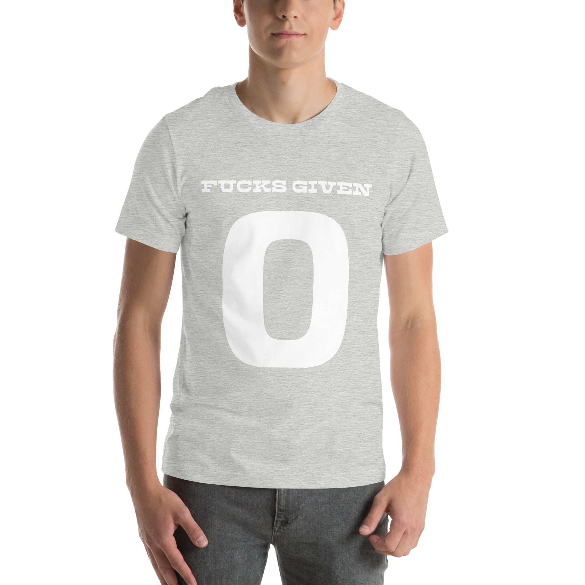 Zero Fucks Given "Fucks Given 0" Unisex T