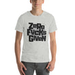 Zero Fucks Given Bold Logo w/Zhad Unisex T