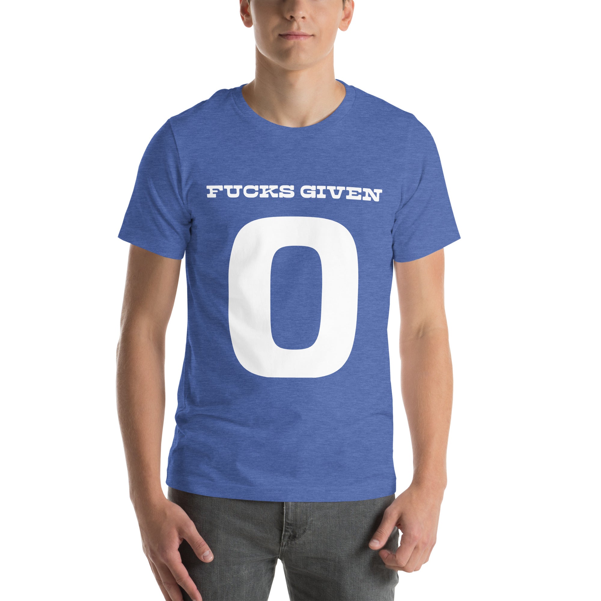 Zero Fucks Given "Fucks Given 0" Unisex T