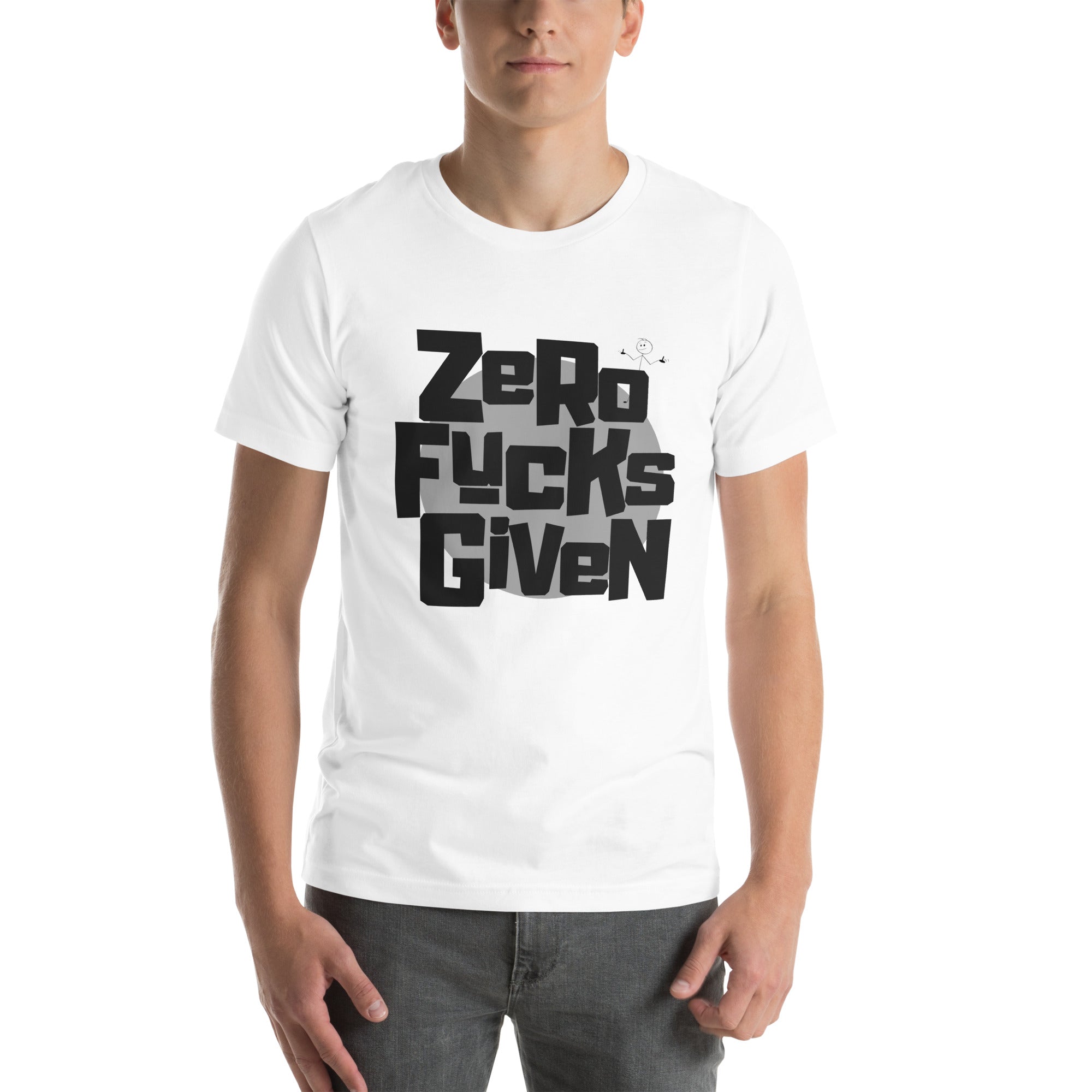 Zero Fucks Given Bold Logo w/Zhad Unisex T